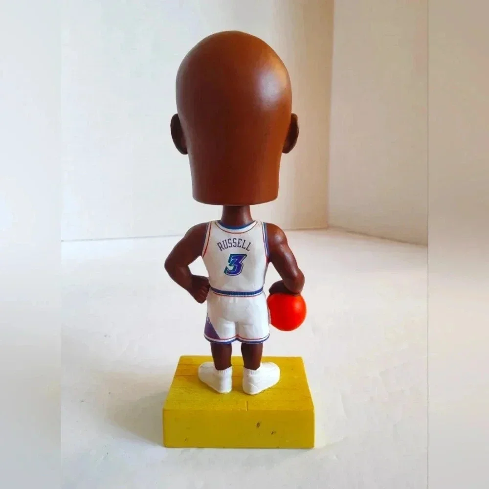 2001 Upper Deck Byron Russell Bobblehead Figure, #3 Jazz, VGC